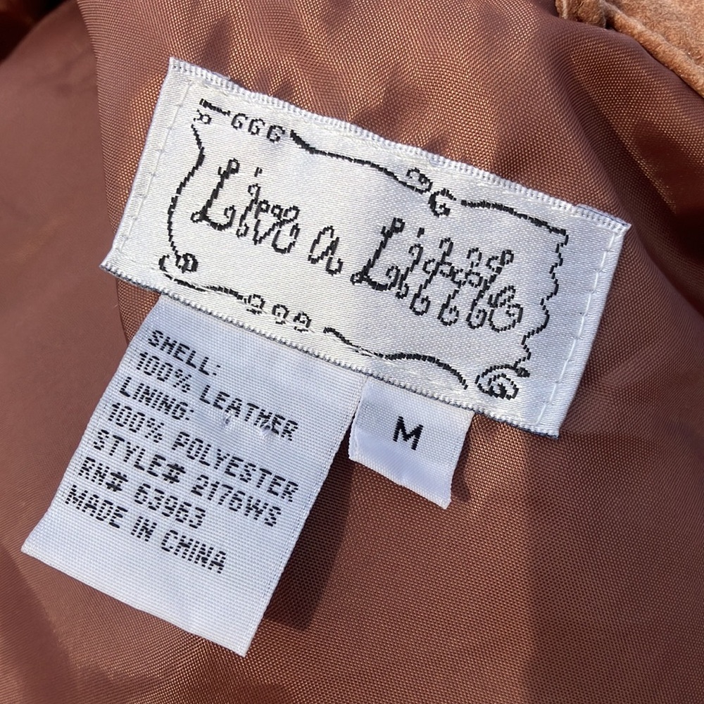 Textured 100% Leather Shacket - Picture 11 of 11